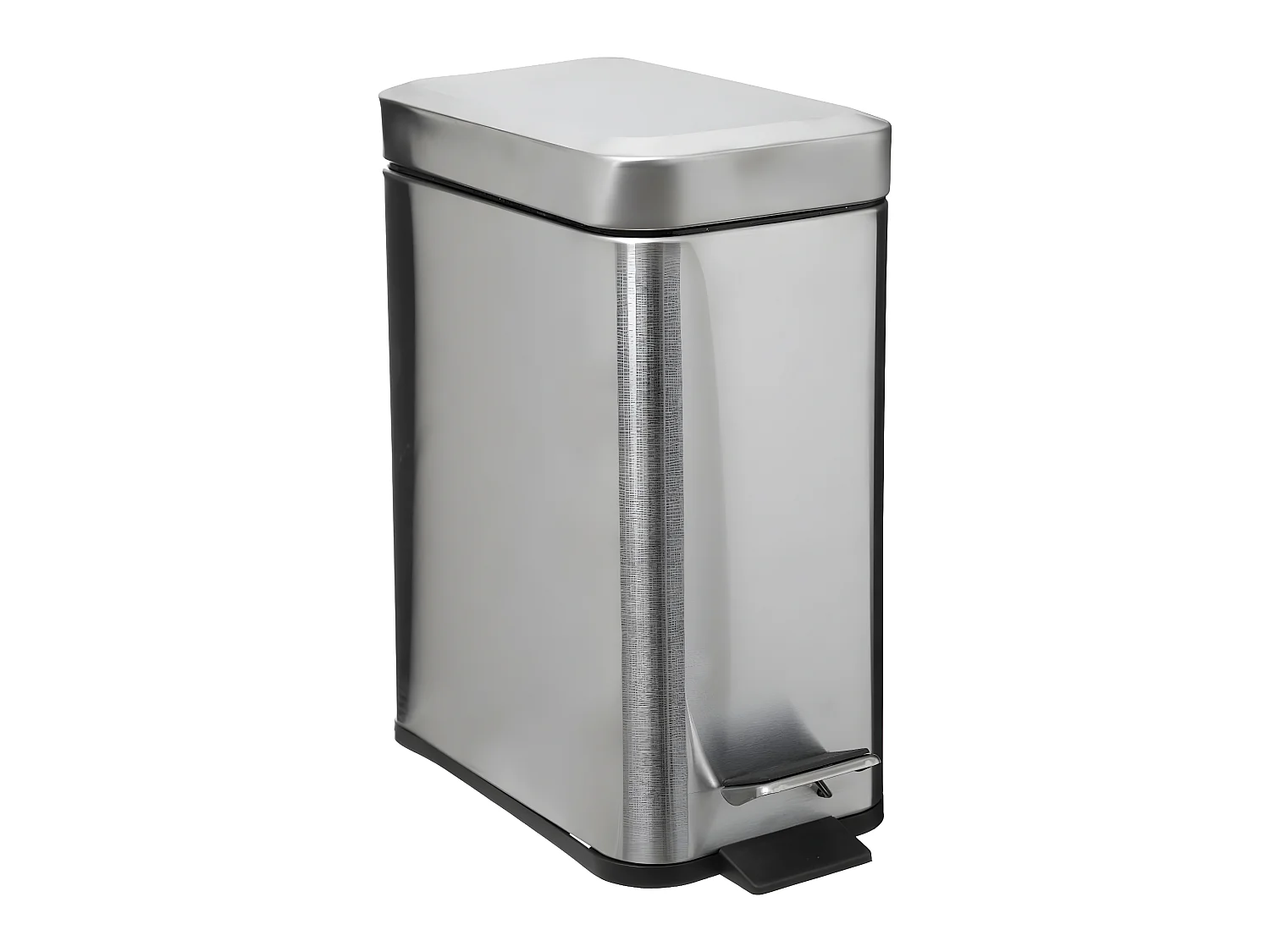 Poubelle de salle de bain à pédale en métal Soft Close 5 L