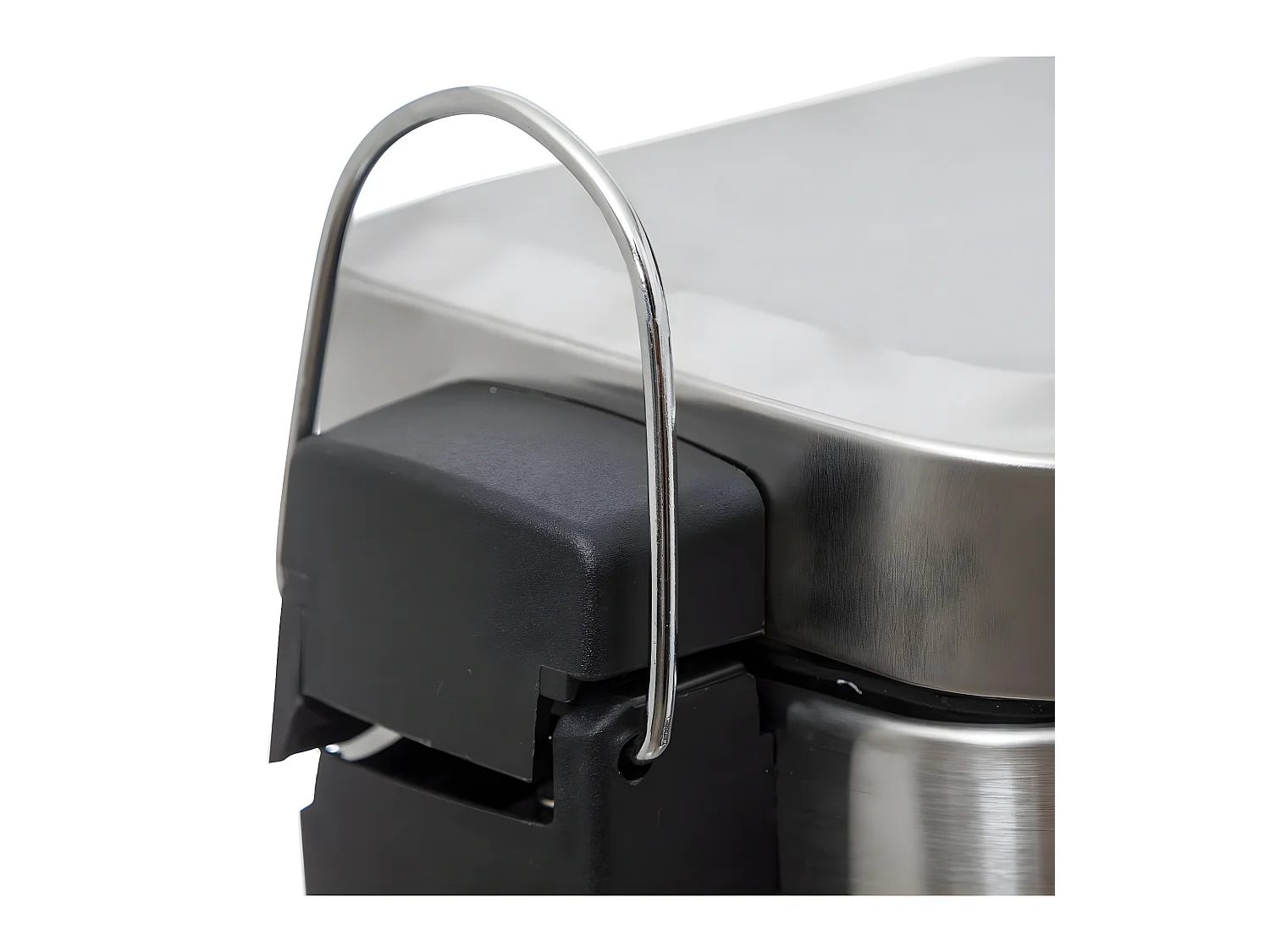 Poubelle de salle de bain à pédale en métal Soft Close 5 L