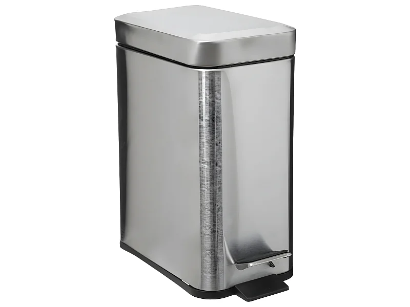 Poubelle de salle de bain à pédale en métal Soft Close 5 L