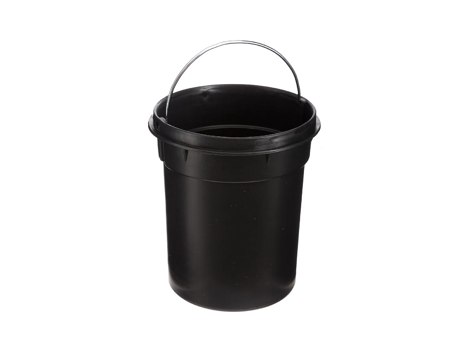 Kosz na Śmieci z Pedalem 3L z Czarnego Metalu i Bambusa "Natureo" - Łazienka