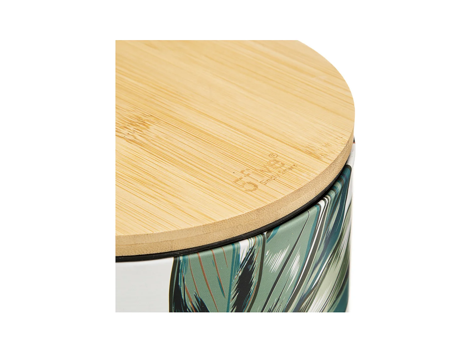 Papelera a pedal estampado exótico Ø 17 x 24 cm