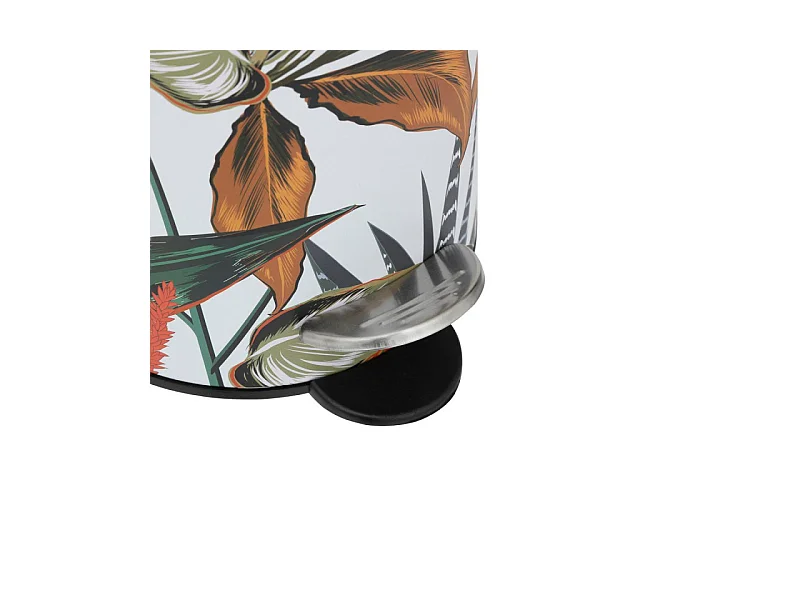 Papelera a pedal estampado exótico Ø 17 x 24 cm