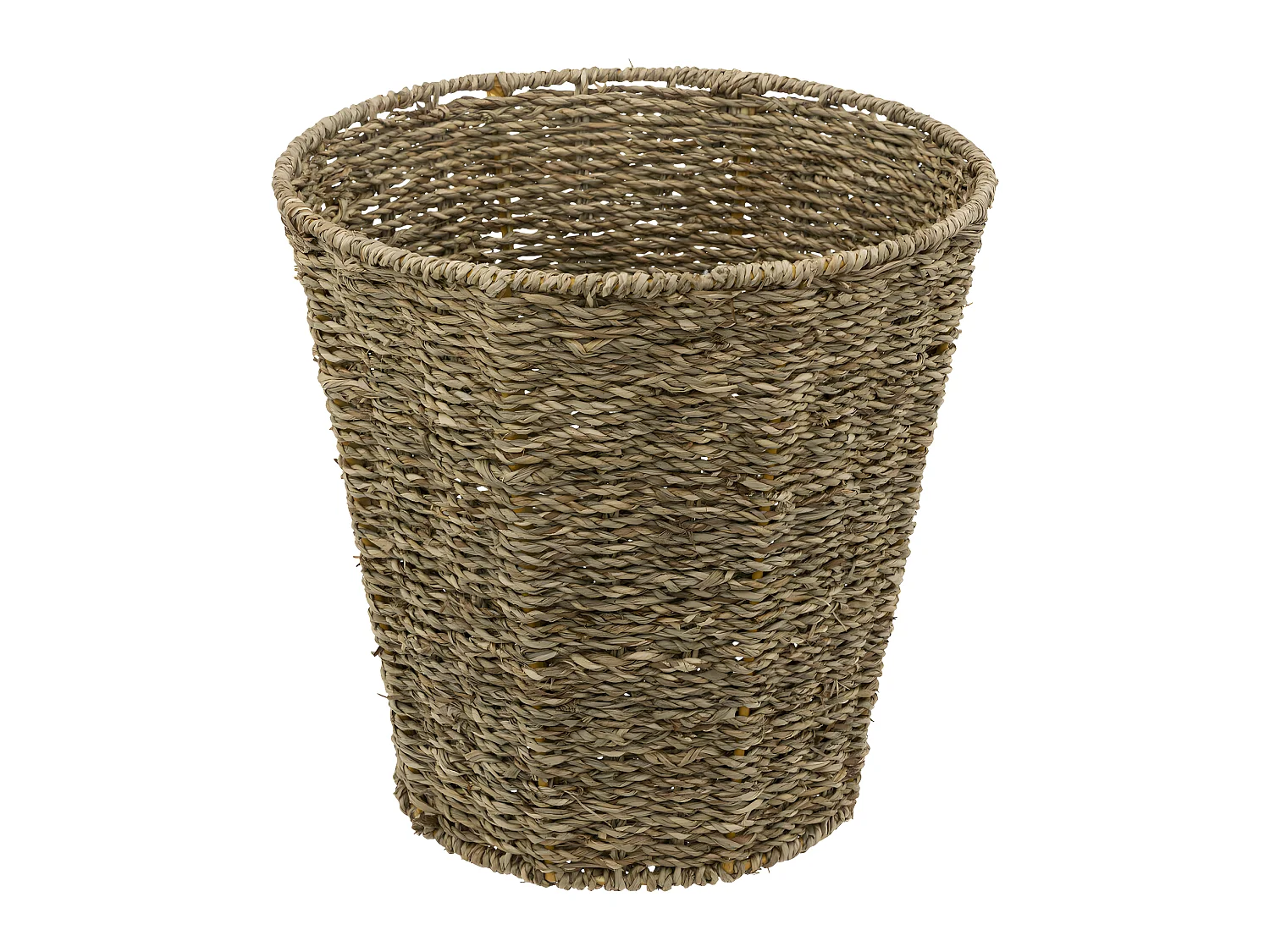 Poubelle de salle de bain avec couvercle en Seagrass 9 L