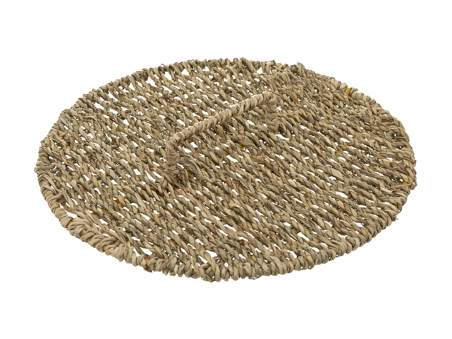 Poubelle de salle de bain avec couvercle en Seagrass 9 L