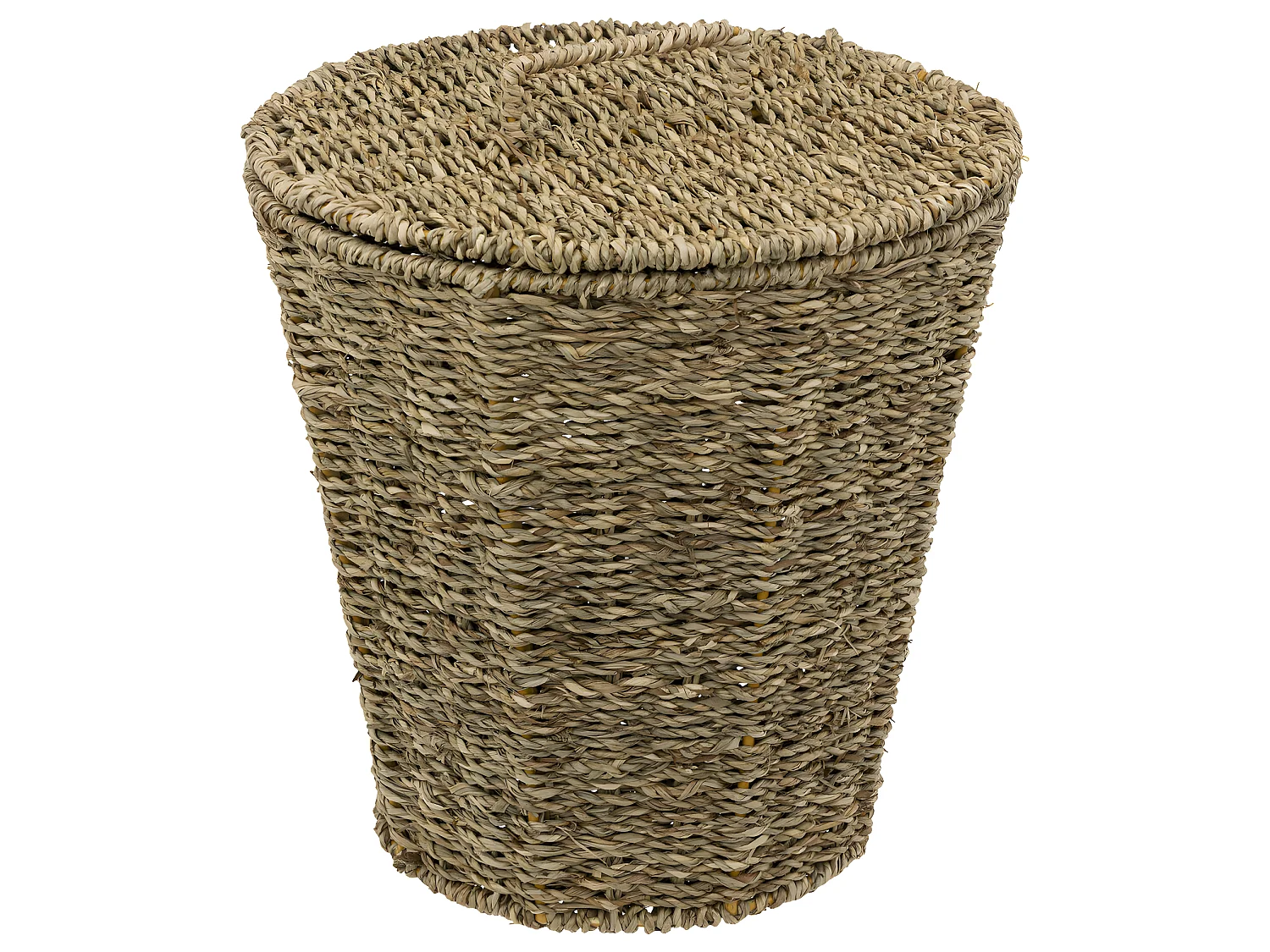 Cesto de basura de mimbre de 9 litros 26 x 26 x 26 cm