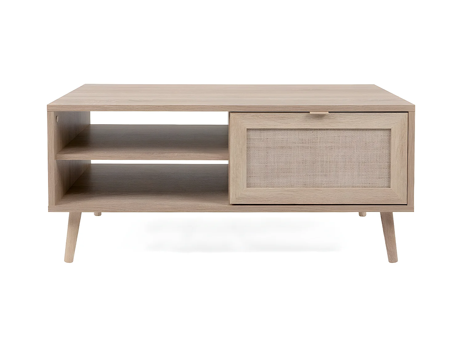 Finori Couchtisch Bali 55A Sonoma-Eiche und Raffia-Druck