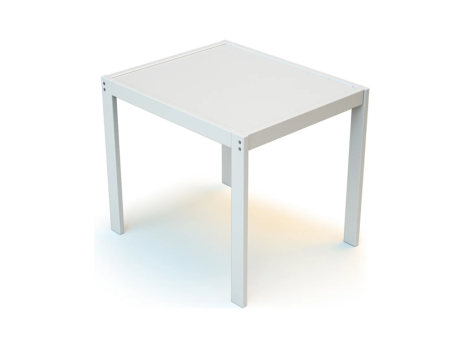 Tavolo per bambini legno - Bianco - 64 x 53 x 55 cm