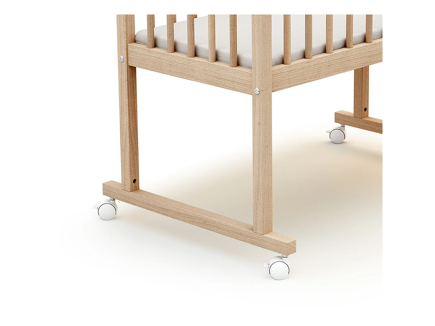 Wieg ESSENTIEL in hout Beuken onbewerkt 40 x 80 cm