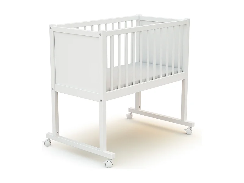 Wieg CONFORT in hout Wit 40 x 80 cm