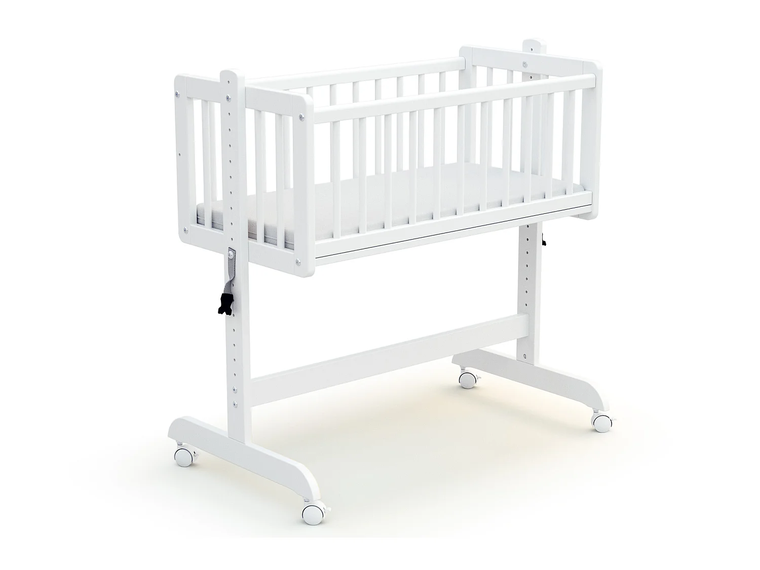 Berceau cododo évolutif en bois ESSENTIEL Blanc 40 x 80 cm