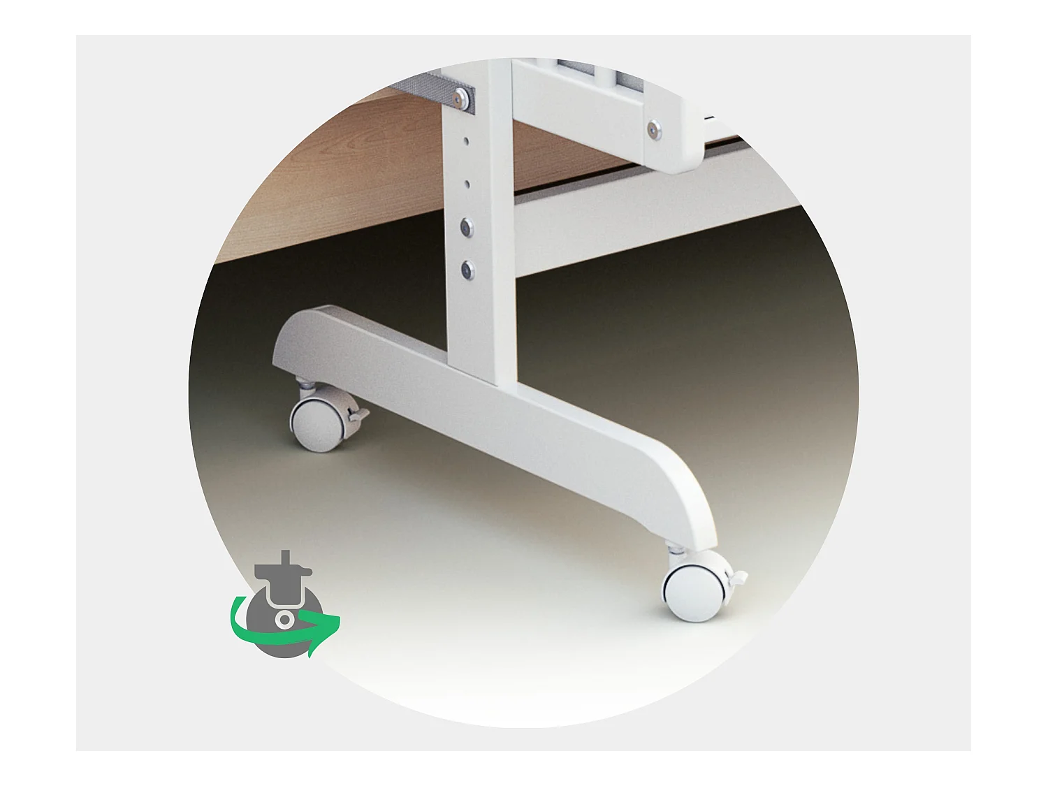 Berceau cododo évolutif en bois ESSENTIEL Blanc 40 x 80 cm