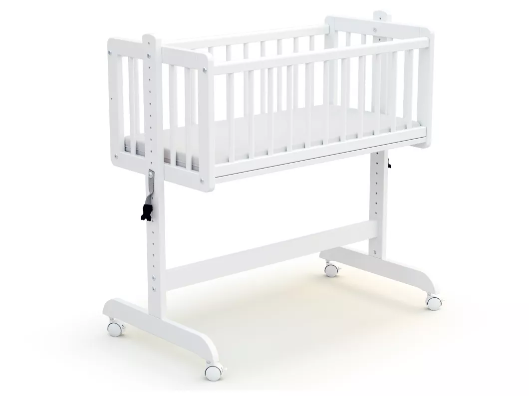 Kauf Unique Umwandelbare Co-Sleeping-Wiege ESSENTIEL Holz Weiß 40 x 80