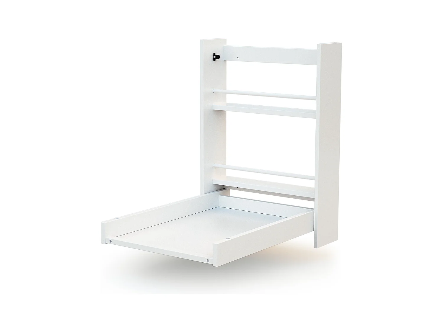 Cambiador bebé pared plegable ESSENTIEL madera - Blanco - 78 x 56 x 78 cm