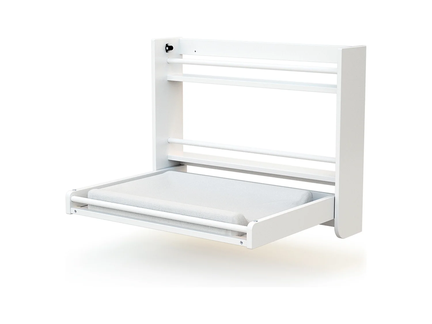 Table à langer murale rabattable en bois CONFORT Blanc