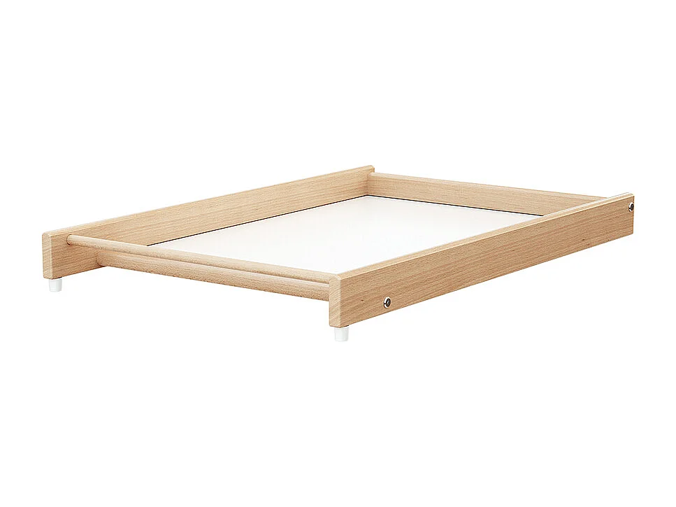 Plan à langer amovible pour lit bébé Hêtre Verni 60 x 120 et 70x140 cm