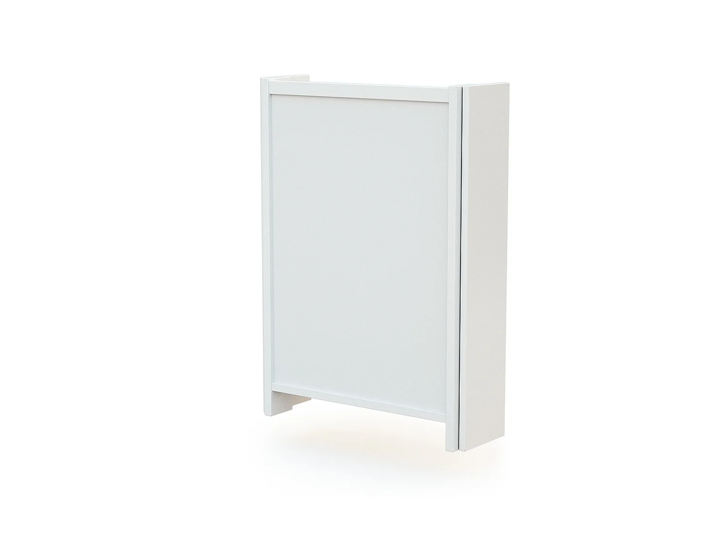 Table à langer murale rabattable en bois avec matelas ESSENTIEL Blanc