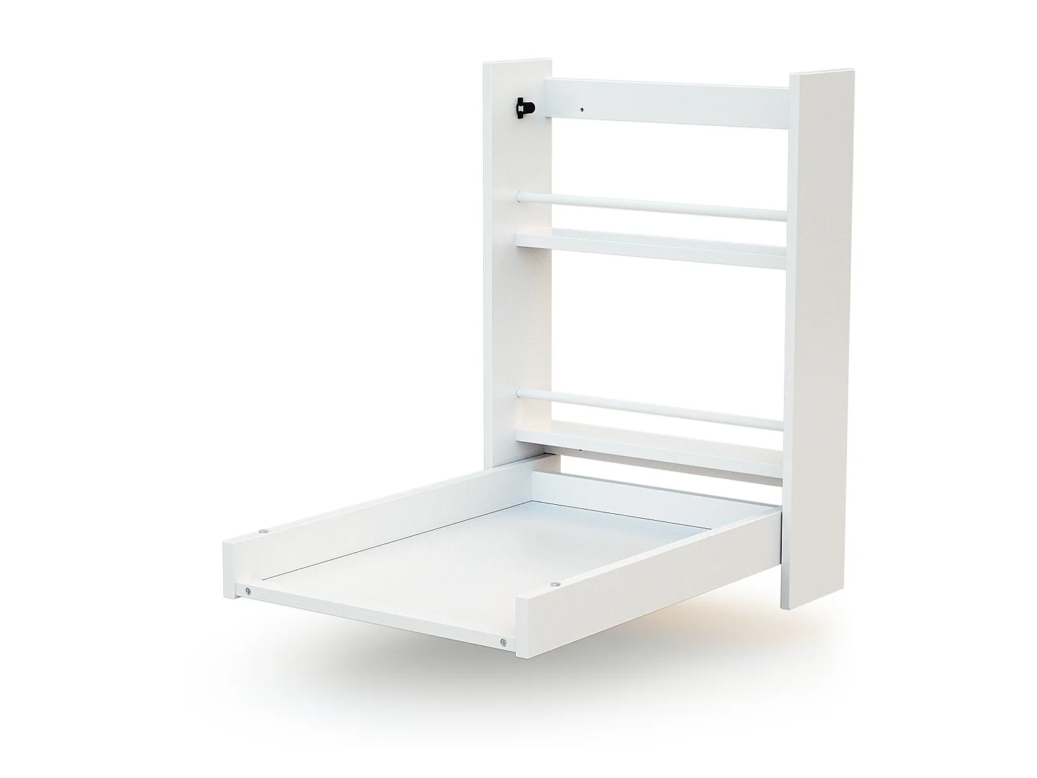 Klappbarer Wandwickeltisch EAZY Holz Weiß