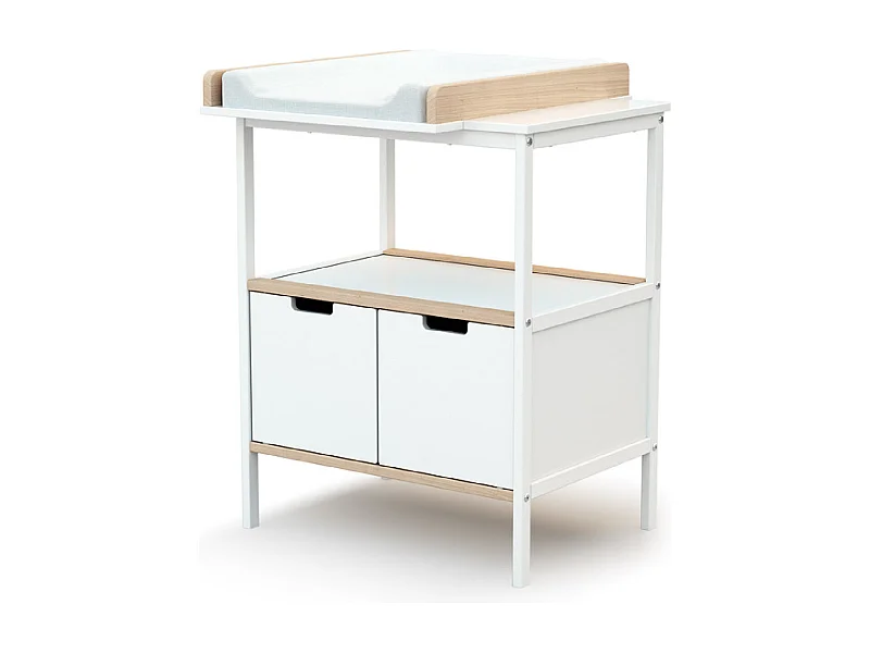 2-deurs omkleedunit ESSENTIEL in hout Wit en Beuken