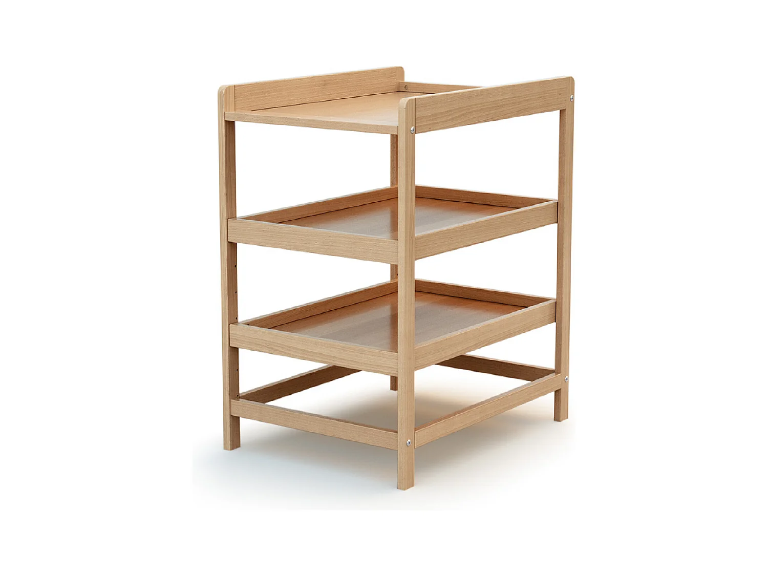 Regal für Wickeltisch CONFORT Holz Buche Lackiert