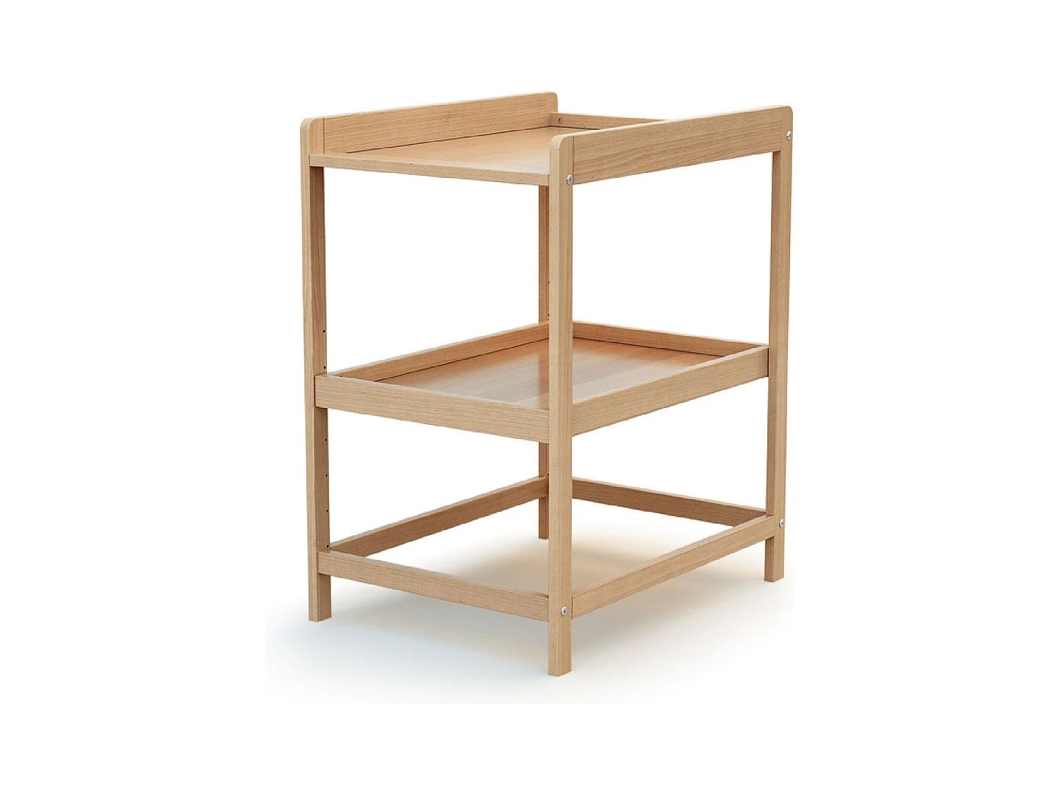 Wickeltisch 1 Regal CONFORT Holz Buche Lackiert