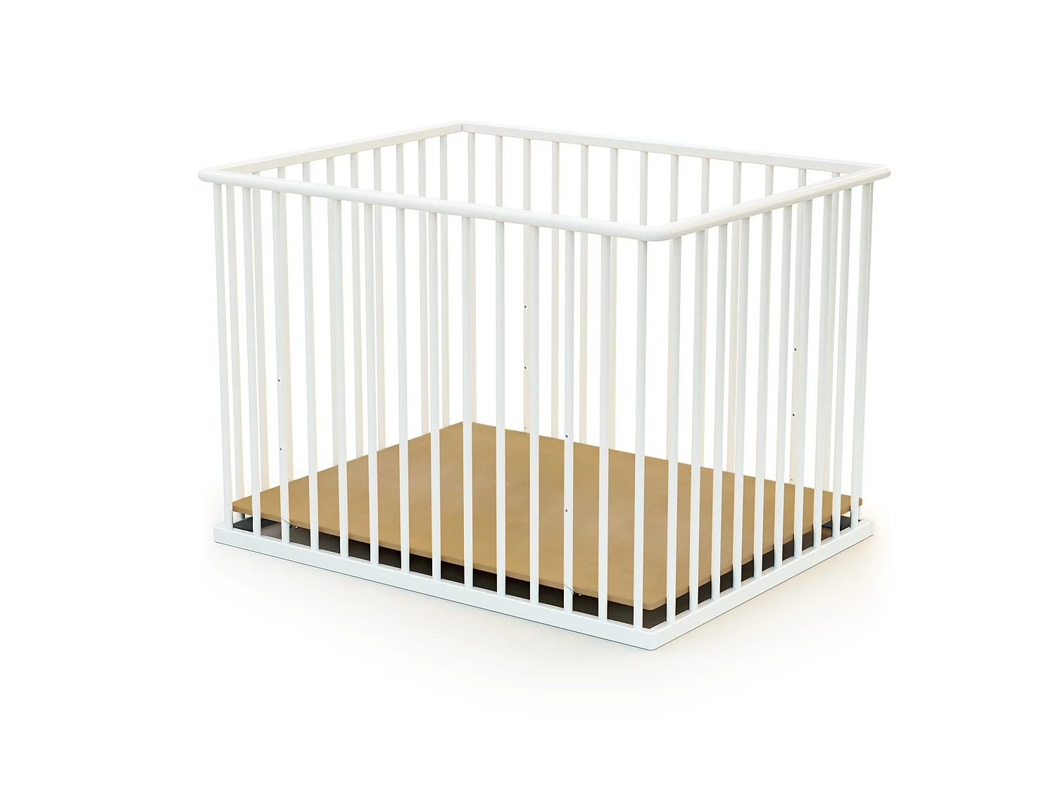 Parc bébé en bois Blanc 70 x 100 cm