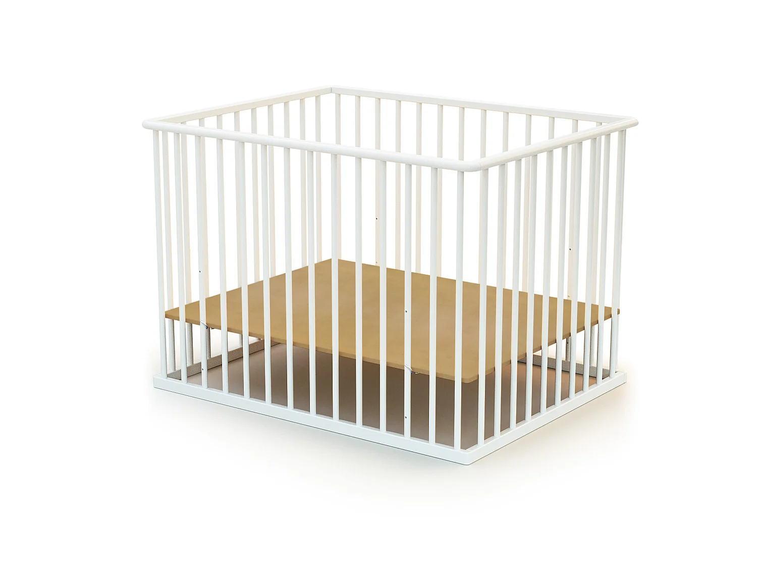 Parc bébé en bois Blanc 70 x 100 cm