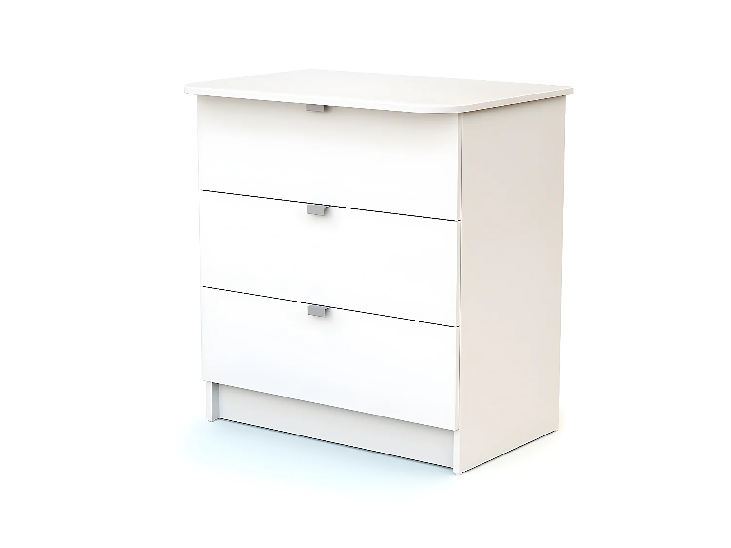 Babykamerbed en luiertafel in hout Wit ALBA