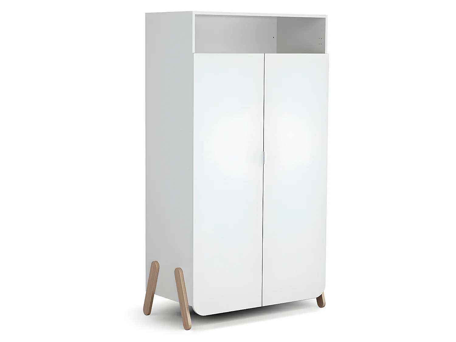 Habitación bebé completa PIRATE madera - Blanco/Haya Barnizada - 70 x 140 - 147,5 x 78 x 87,5 / 79 x 65,5 x 94 / 51 x 100 x 176 cm