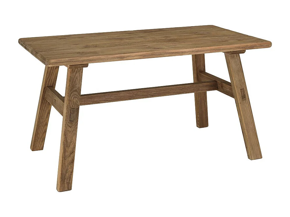 SANDY - Table à manger 140x75cm bois Pin recyclé