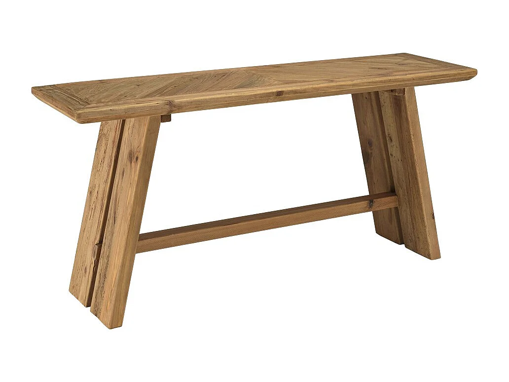 SANDY - Console 160x45cm bois Pin recyclé