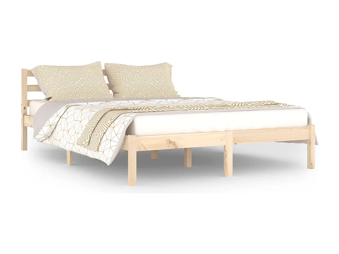 Lit double | Lit adulte | Cadre de lit bois massif de pin 140x200 cm