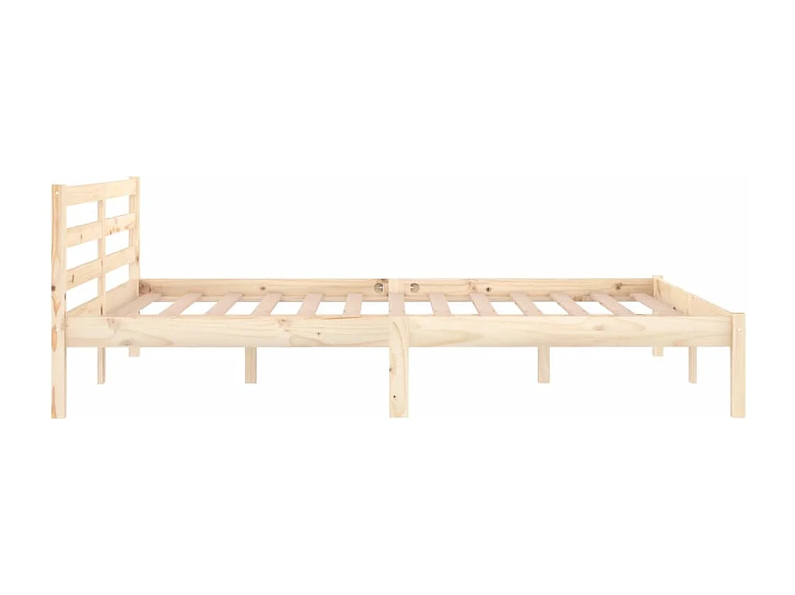 Lit double | Lit adulte | Cadre de lit bois massif de pin 140x200 cm