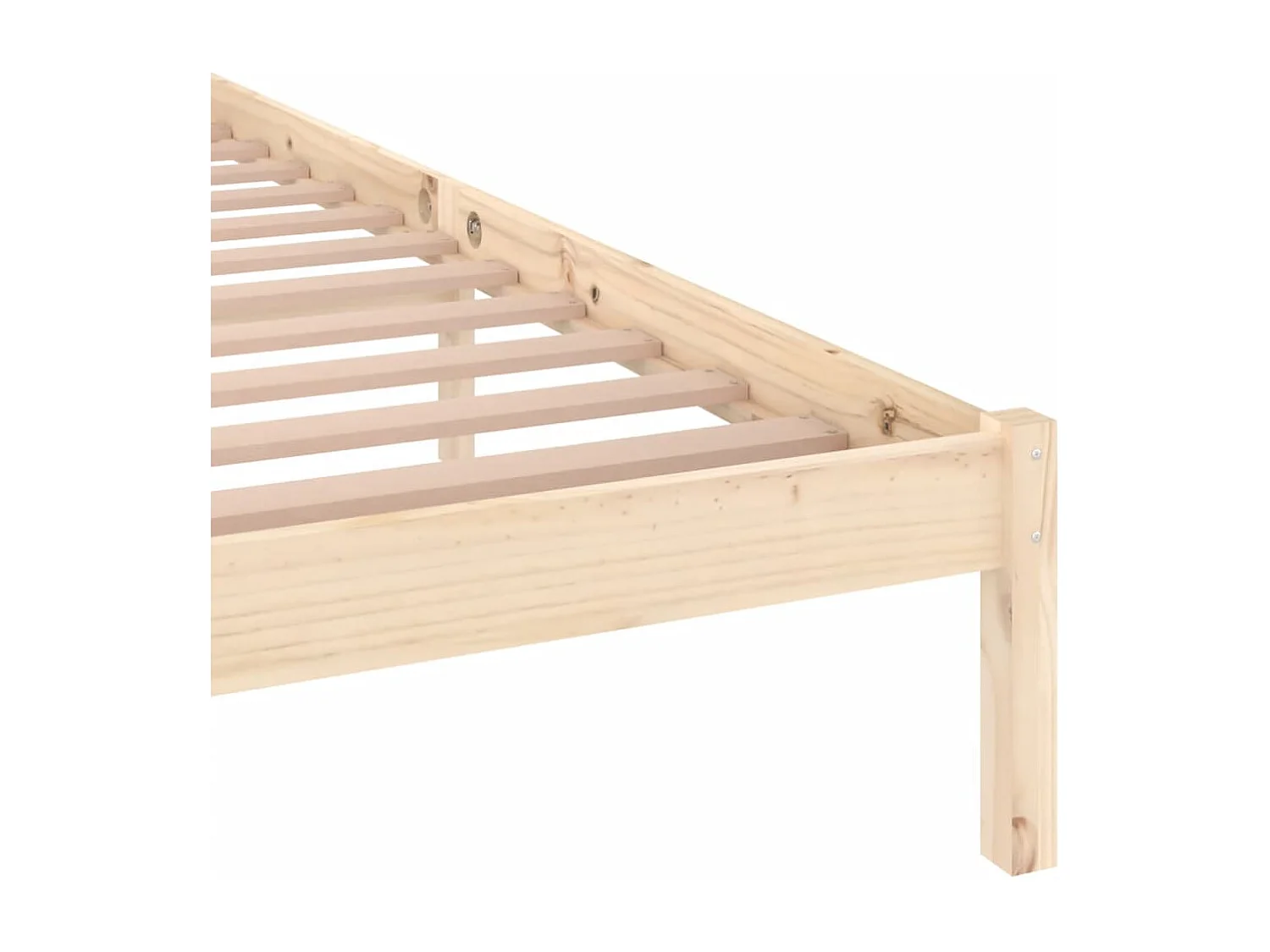 Lit double | Lit adulte | Cadre de lit bois massif de pin 140x200 cm