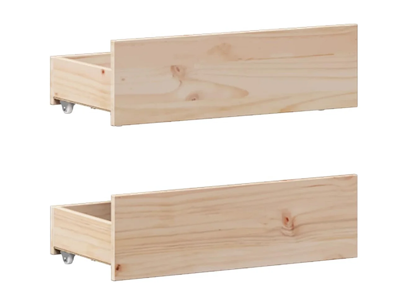 Letto per adulti | Letto matrimoniale | Giroletto senza Materasso con Testata 135x190 cm Massello Pino