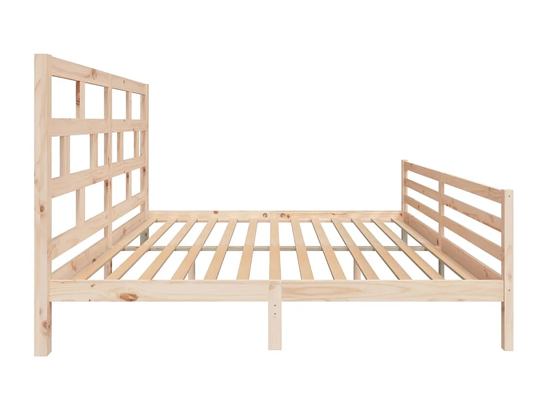 Lit double | Lit adulte | Cadre de lit bois massif 200x200 cm