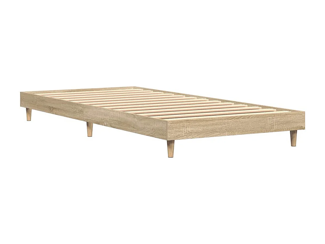 Lit simple | Lit adulte, enfant | Cadre de lit chêne sonoma 75x190 cm