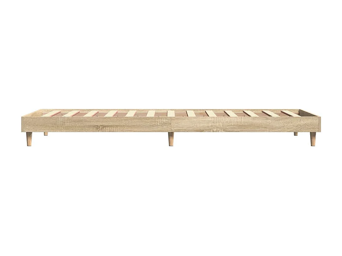 Lit simple | Lit adulte, enfant | Cadre de lit chêne sonoma 75x190 cm