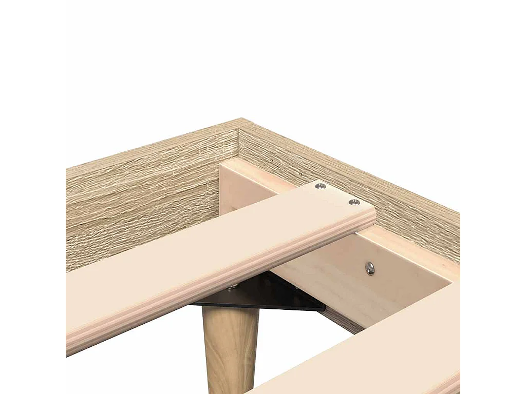 Lit simple | Lit adulte, enfant | Cadre de lit chêne sonoma 75x190 cm