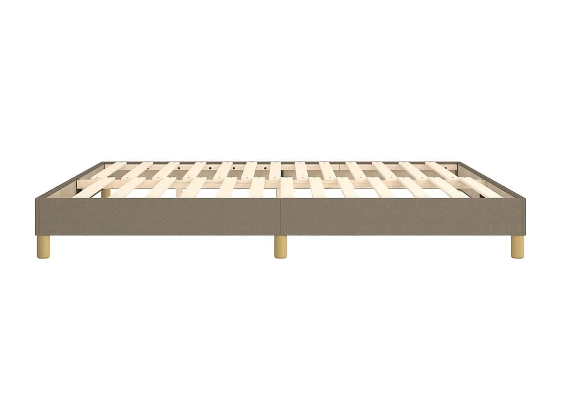 Lit double | Lit adulte | Cadre de lit taupe 160x200 cm tissu