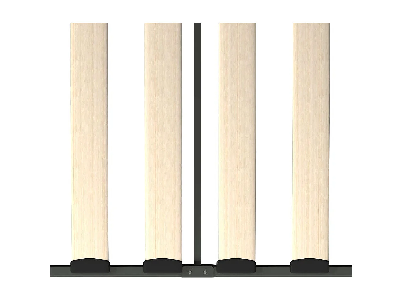 Lit simple | Lit adulte, enfant | Cadre de lit de repos gris métal 90x200 cm