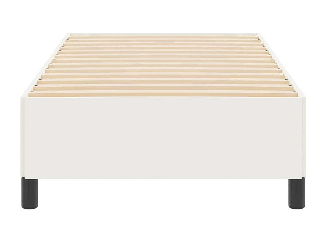 Lit simple | Lit adulte, enfant | Cadre de lit Crème 100x200 cm Tissu en velours côtelé