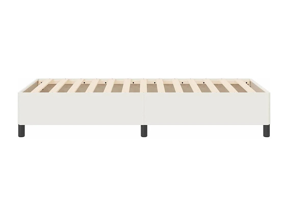 Lit simple | Lit adulte, enfant | Cadre de lit Crème 100x200 cm Tissu en velours côtelé