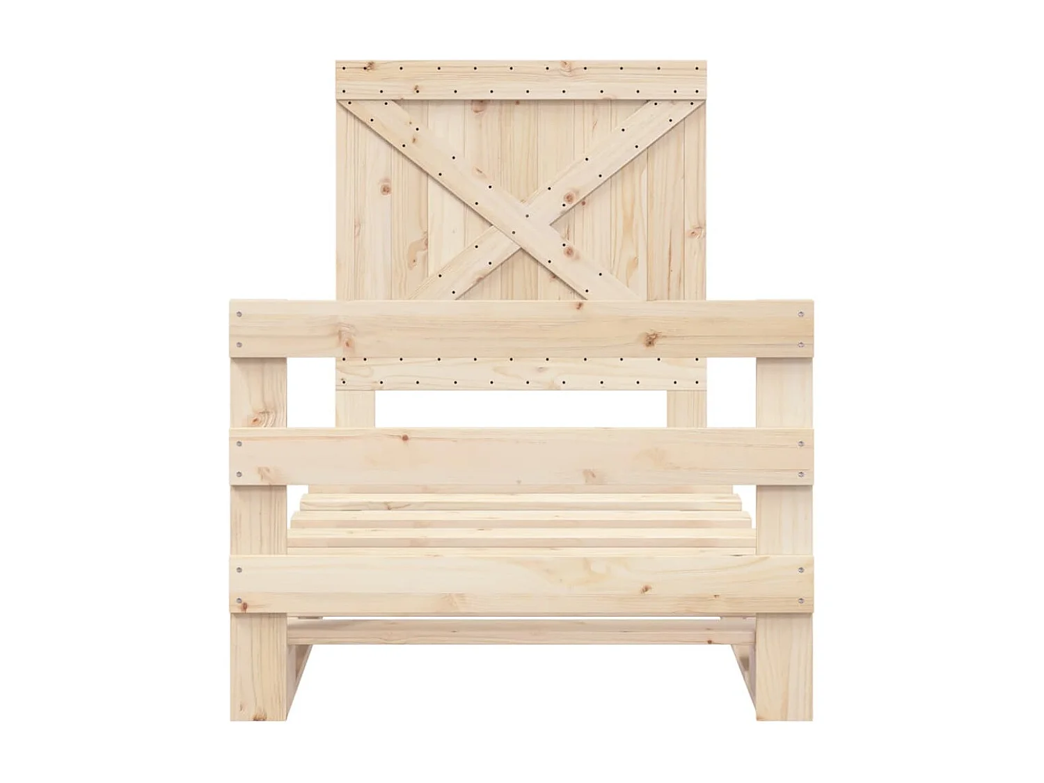 Lit simple | Lit adulte, enfant | Cadre de lit avec tête de lit 90x200 cm