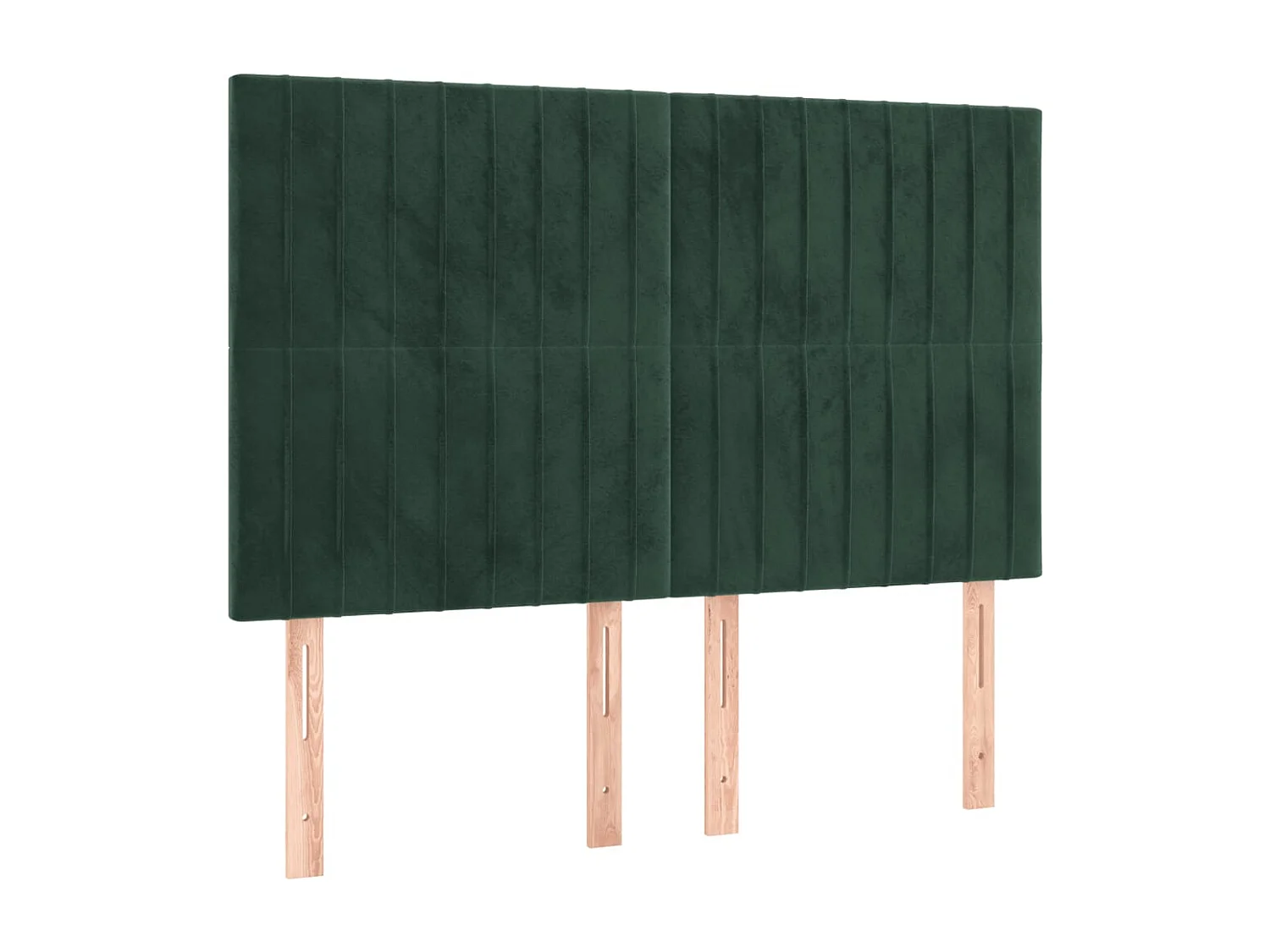 Lit double | Lit adulte | Cadre de lit vert foncé 140x190 cm velours