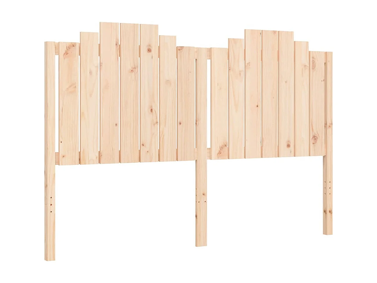 Letto per adulti | Letto matrimoniale | Giroletto con Testiera 160x200 cm in Legno Massello