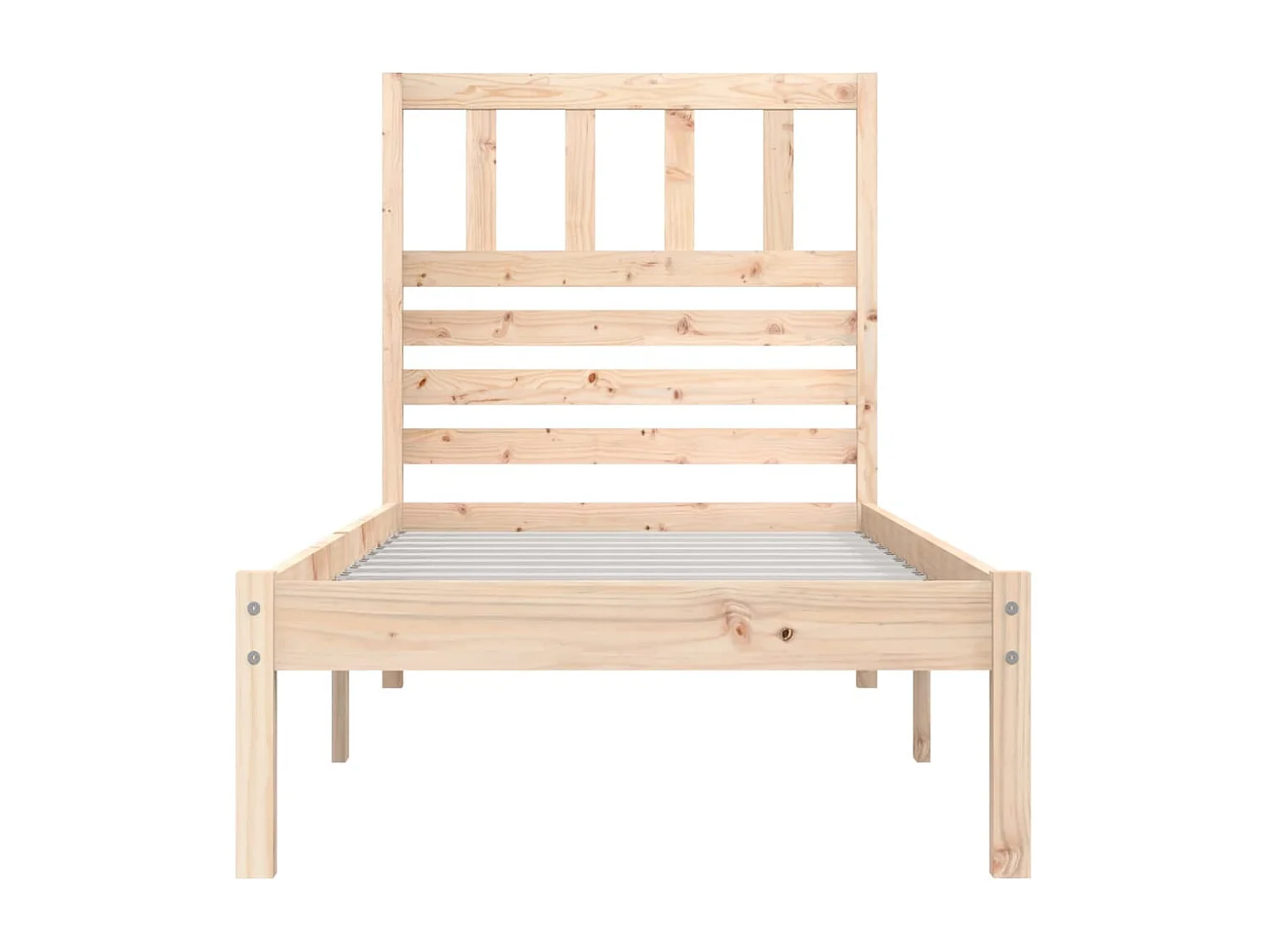 Lit simple | Lit adulte, enfant | Cadre de lit bois de pin massif 90x200 cm