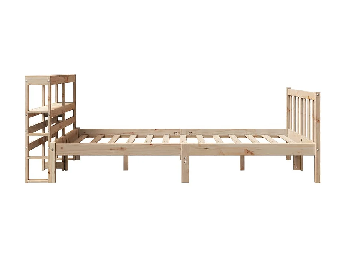 Lit simple | Lit adulte, enfant | Cadre de lit 120x200 cm bois de pin massif