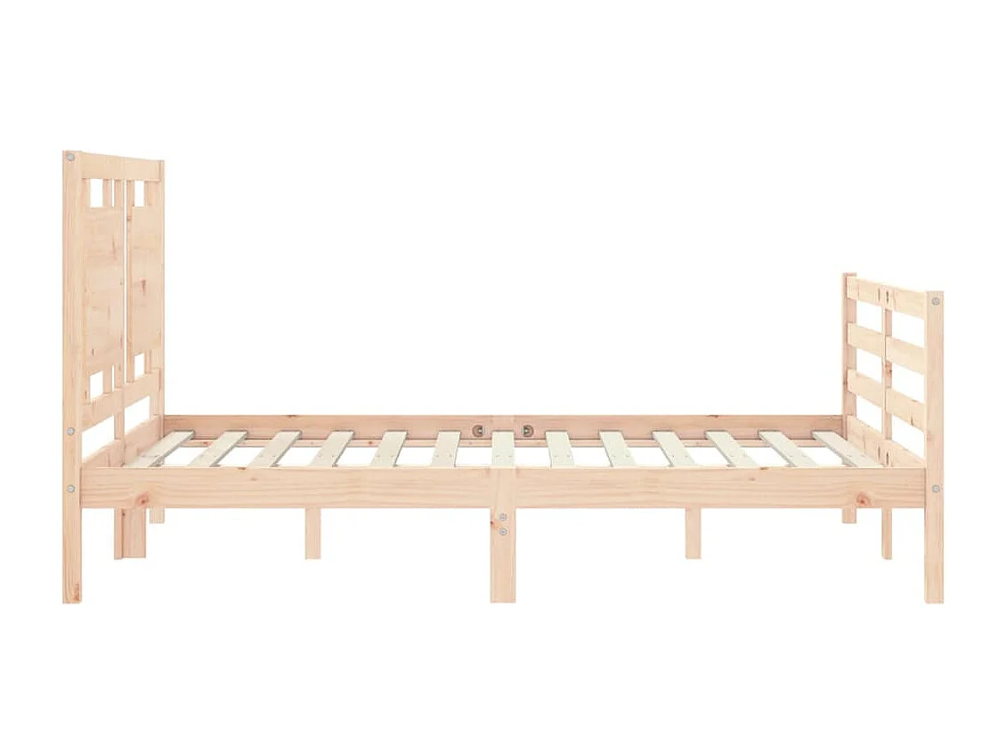 Lit double | Lit adulte | Cadre de lit 140x200 cm bois massif