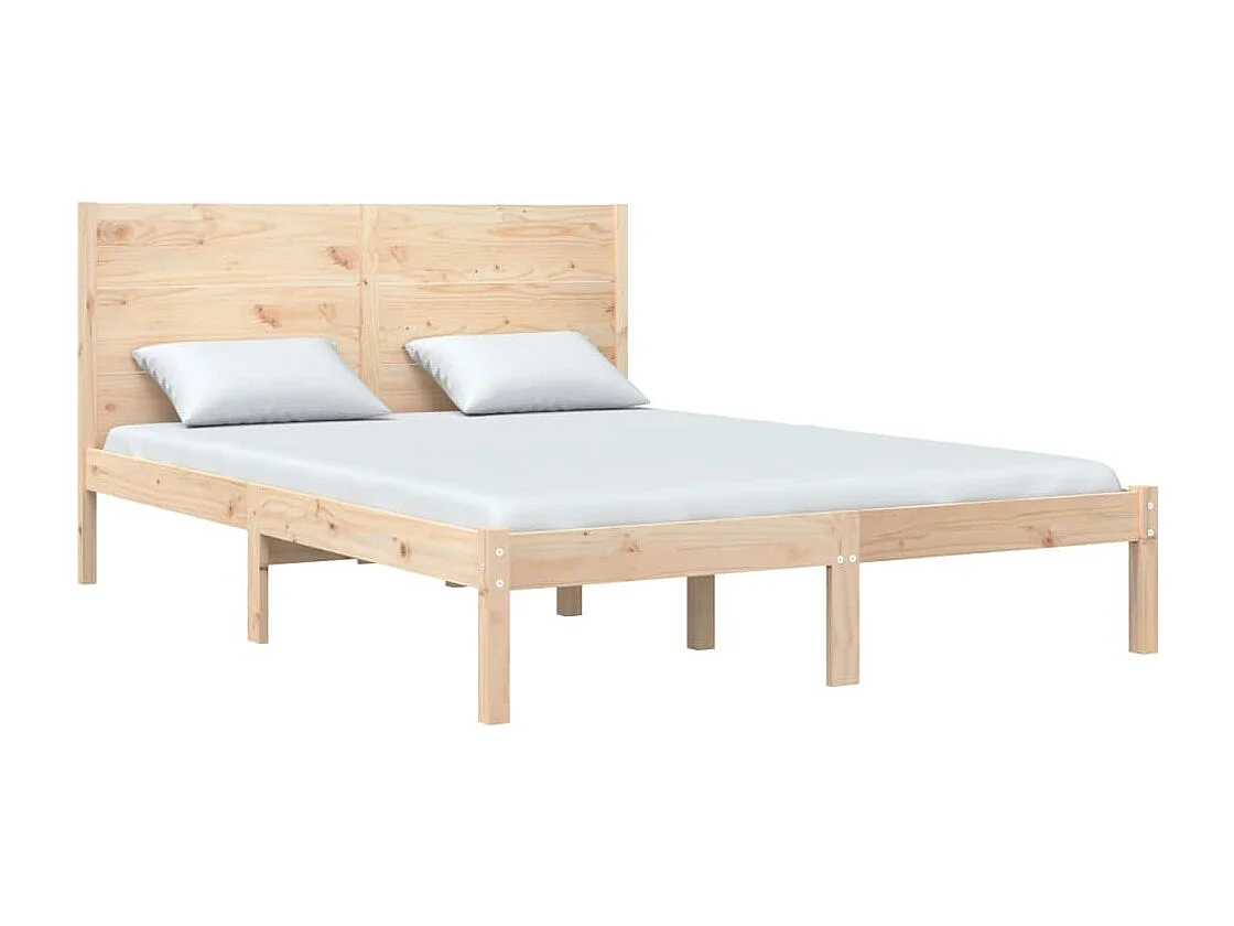 Lit double | Lit adulte | Cadre de lit 160x200 cm bois massif de pin