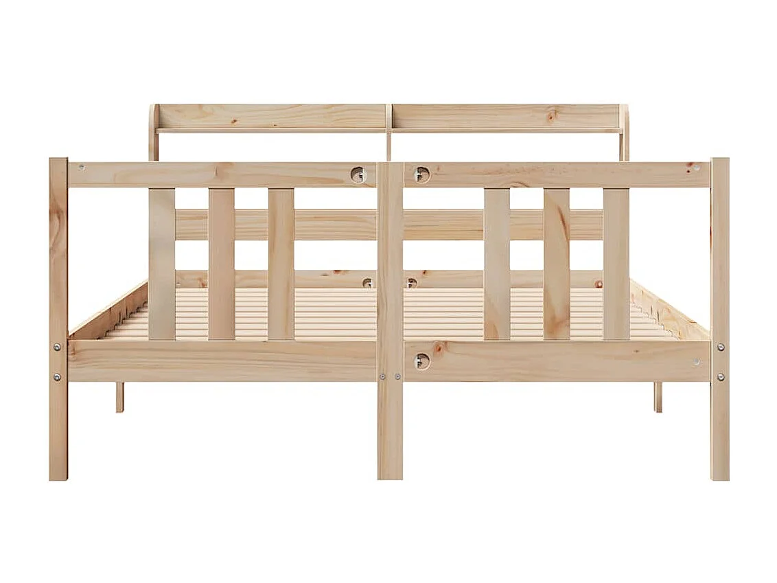 Lit simple | Lit adulte, enfant | Cadre de lit avec tête de lit 120x200 cm